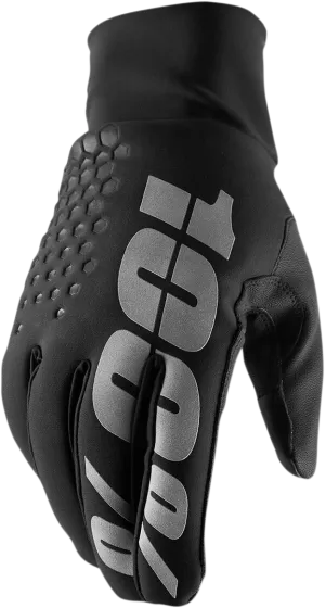 100% Hydromatic Brisker Gloves - Black - Large 10018-00002