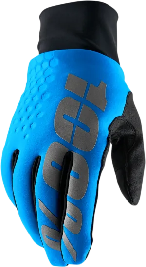 100% Hydromatic Brisker Gloves - Blue - XL 10018-00008