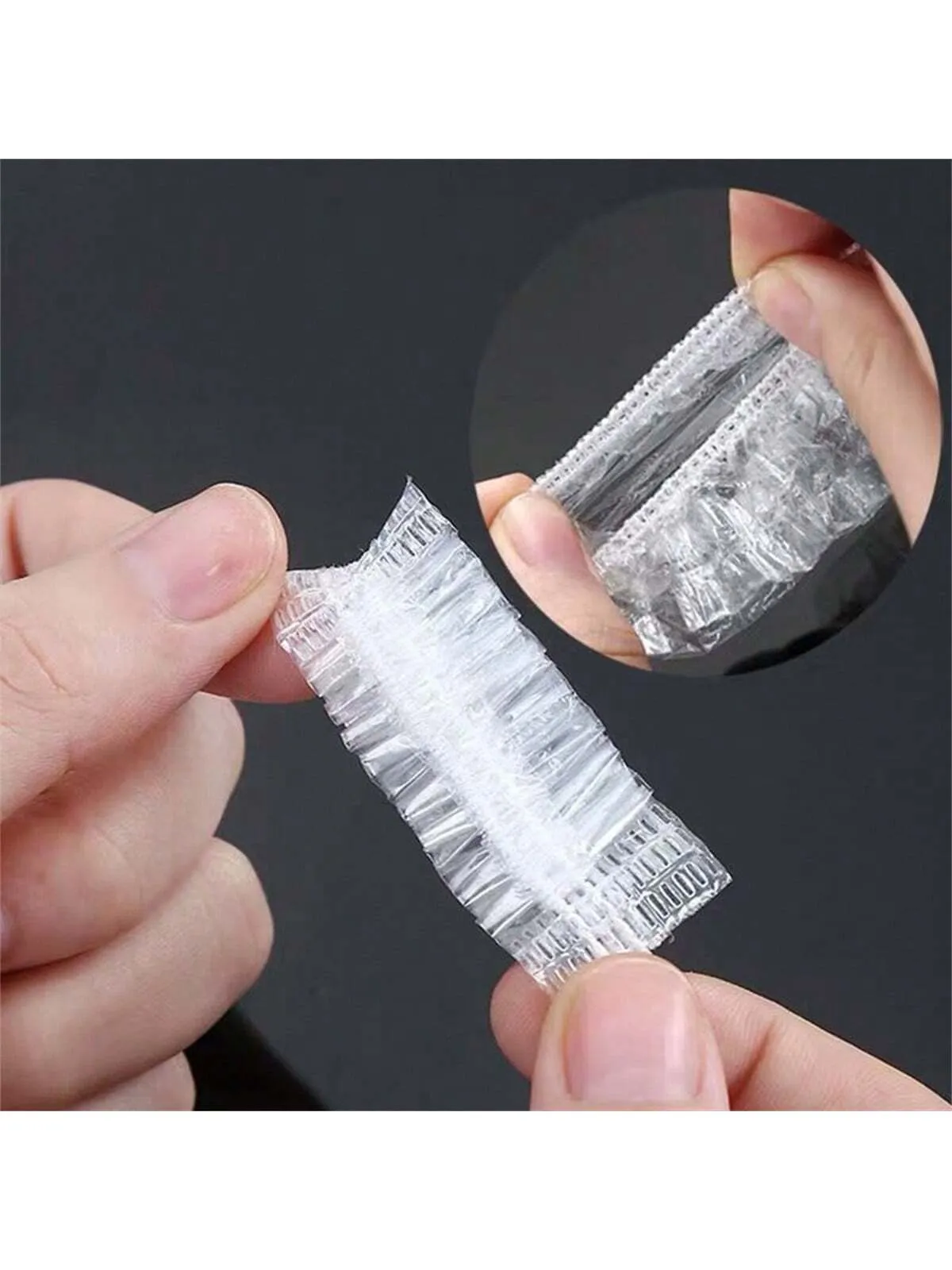 100pcs/Set Waterproof Ear Covers Shower Ear Covers Clear Disposable Ear Protectors For Bathing, Hair Dying, Salon