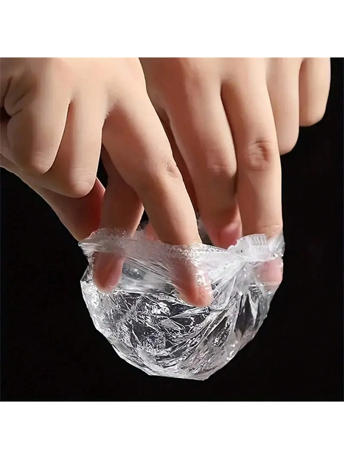 100pcs/Set Waterproof Ear Covers Shower Ear Covers Clear Disposable Ear Protectors For Bathing, Hair Dying, Salon