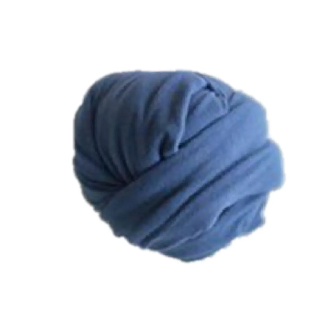Babymoon Jersey Stretchable Baby Photography Shoot Wrap Cloth With Hairband - Dark Blue