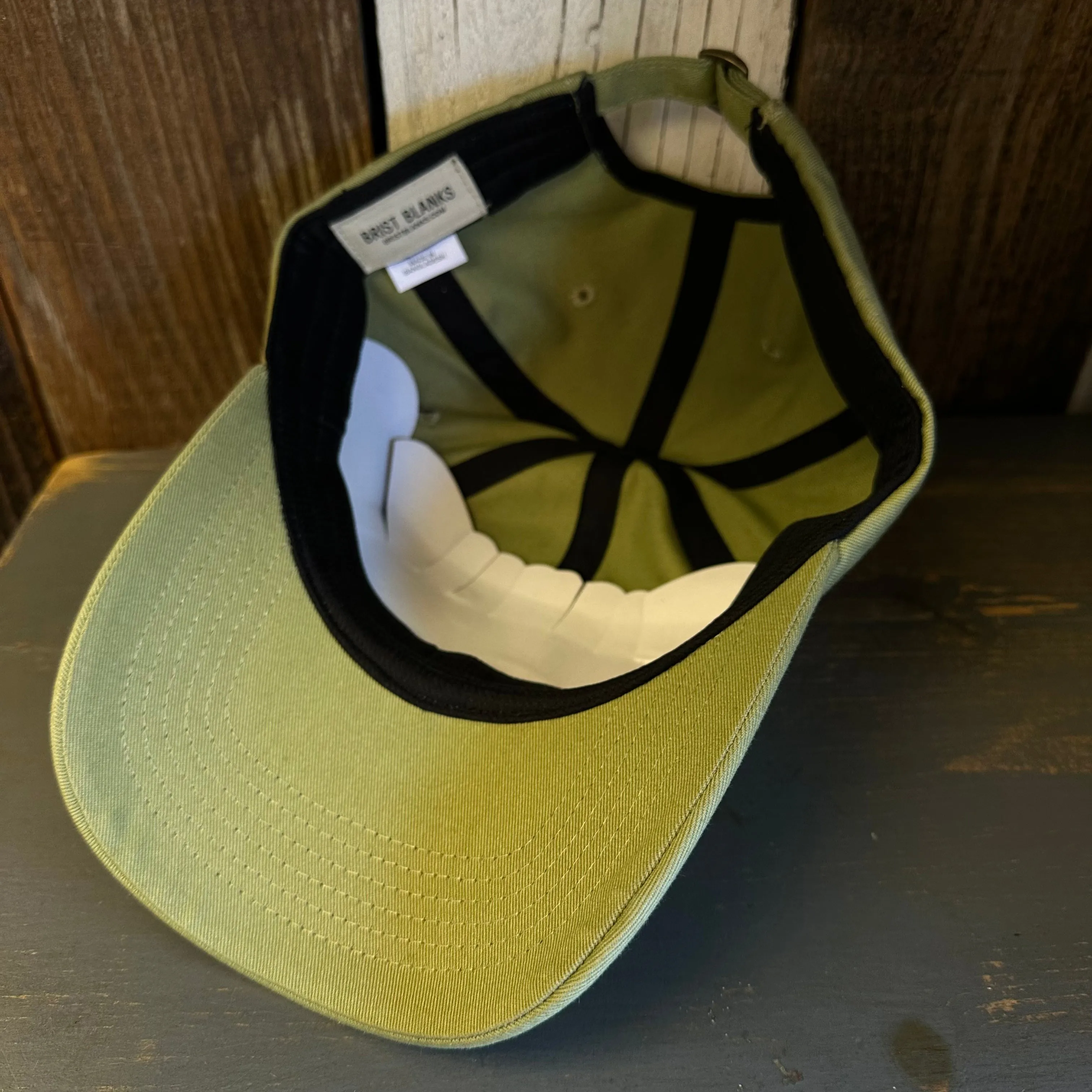 BIGFOOT ADVENTURE 6 Panel Low Profile Dad Hat - Desert Green by Brist