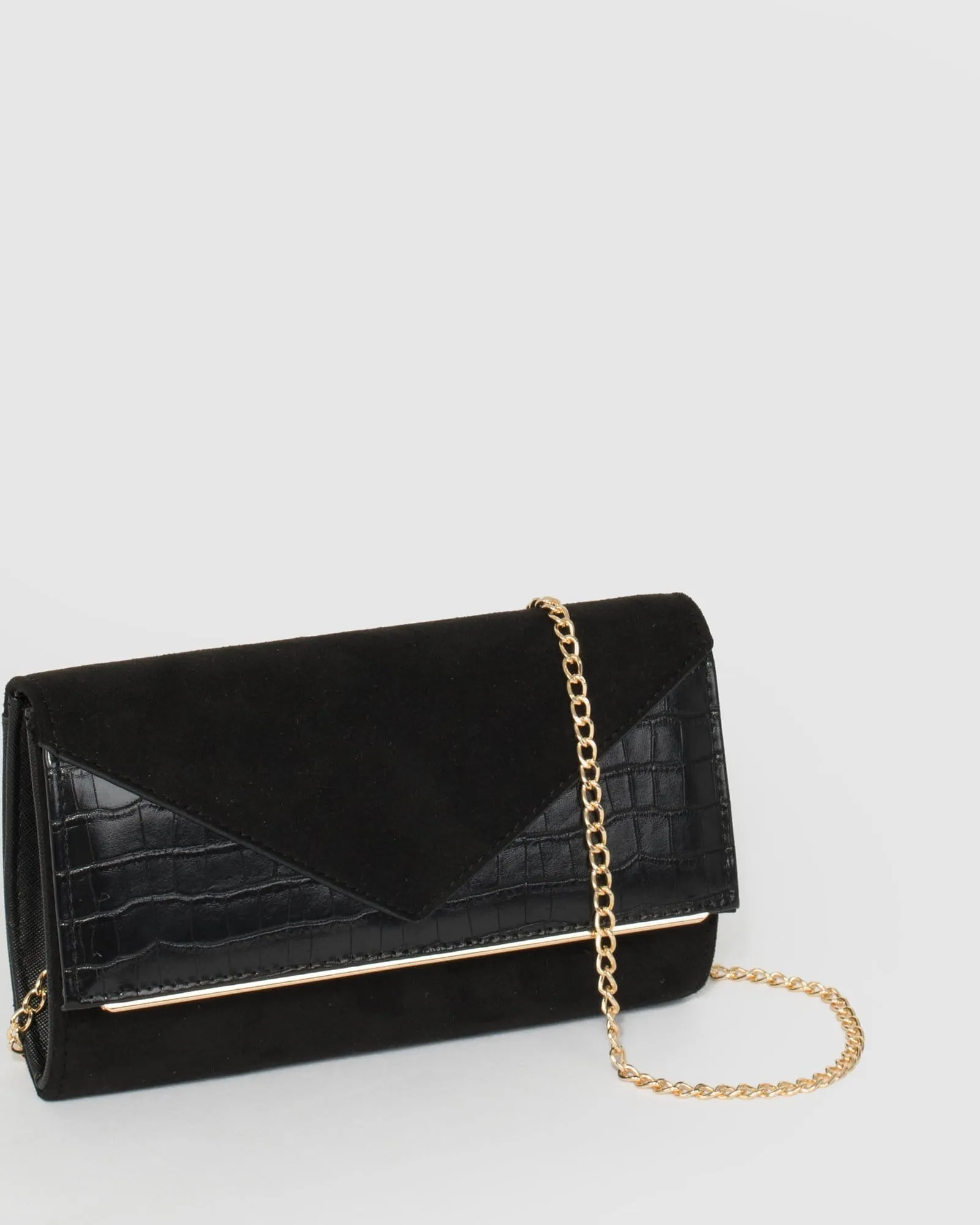 Black Serenity Clutch Bag