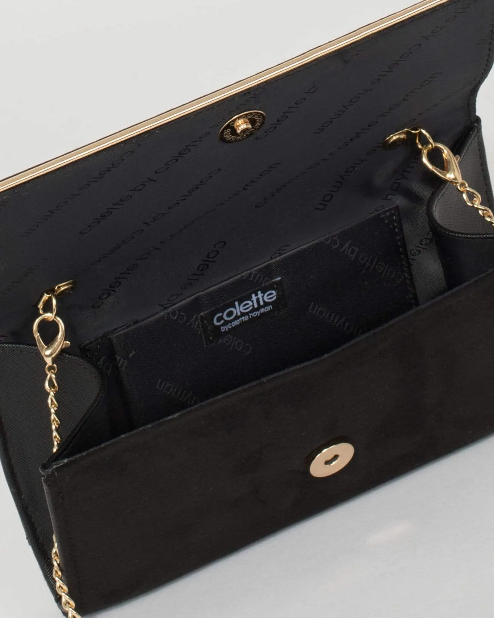 Black Serenity Clutch Bag