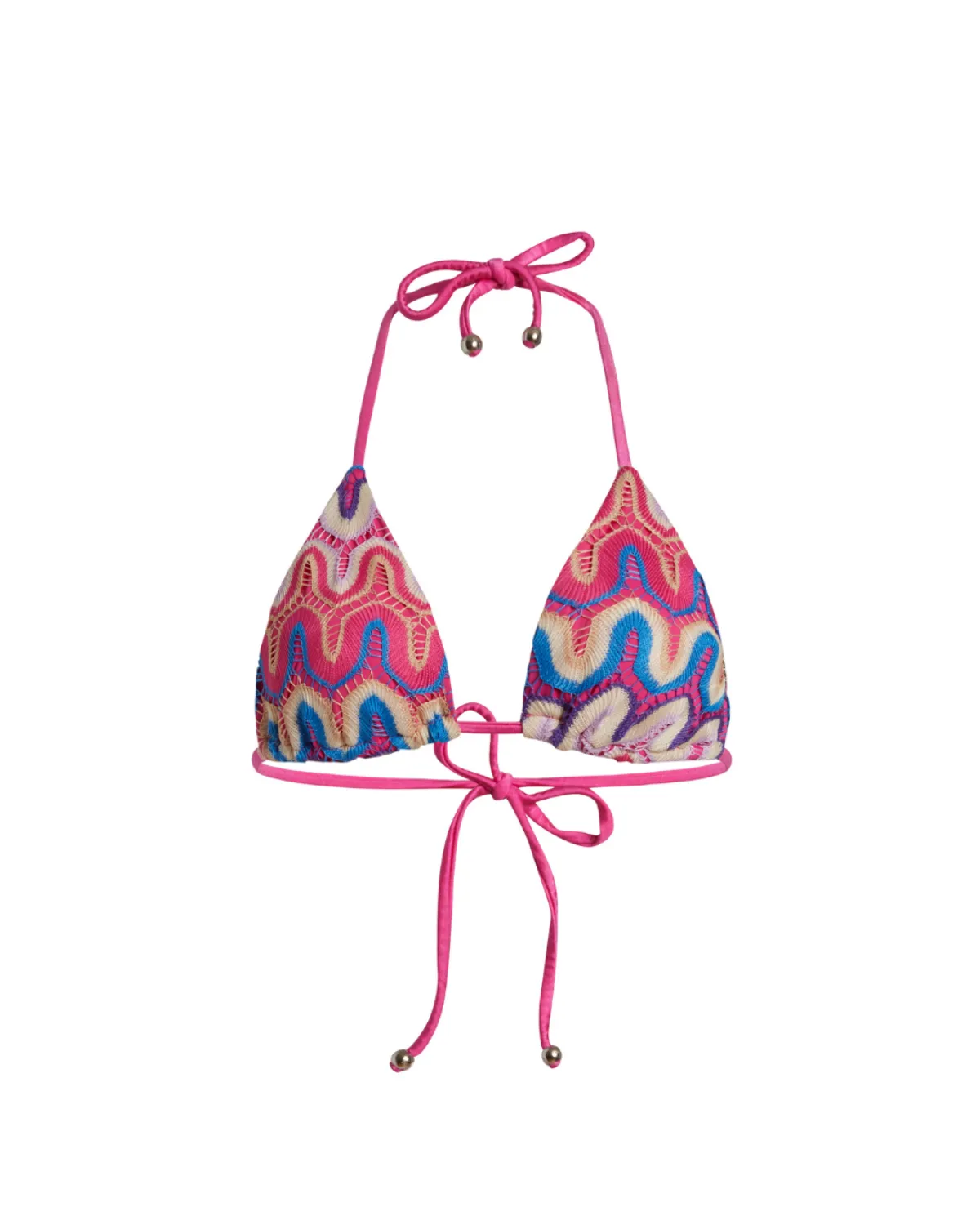 CROCHET STRING BIKINI TOP