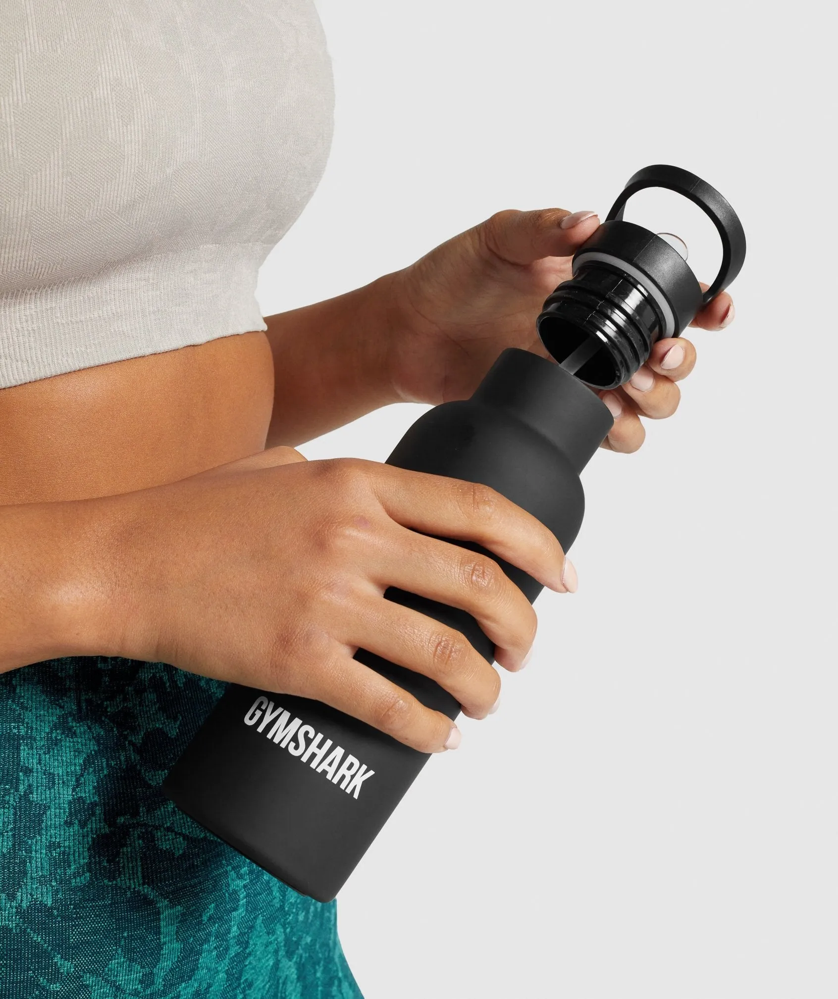 Gymshark Insulated Straw Flask - Black