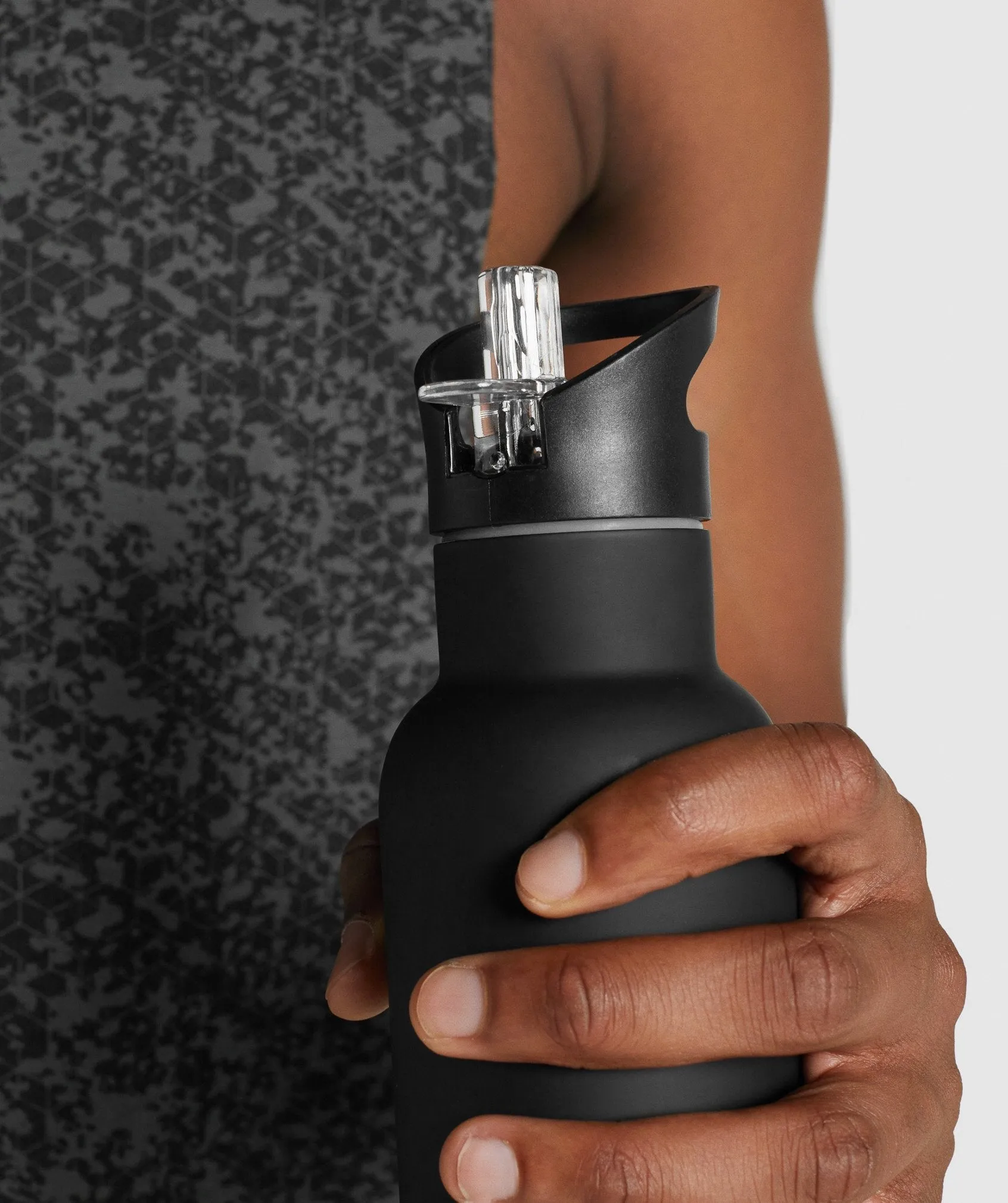 Gymshark Insulated Straw Flask - Black