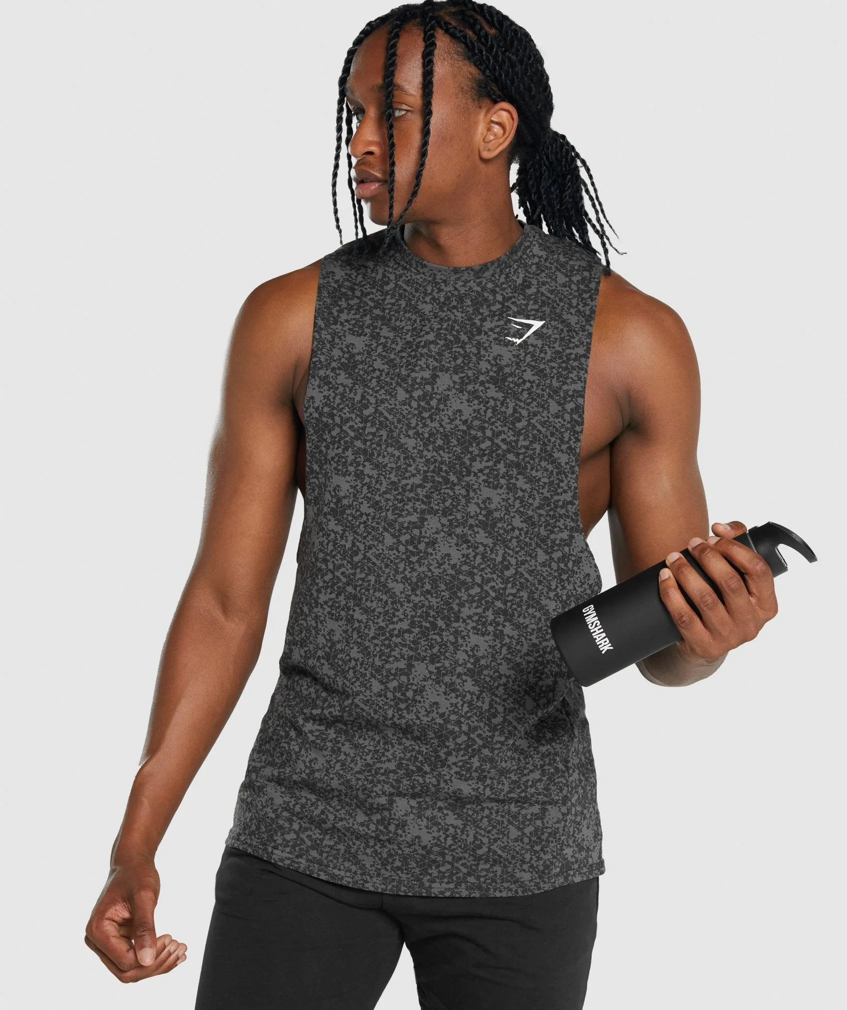 Gymshark Insulated Straw Flask - Black