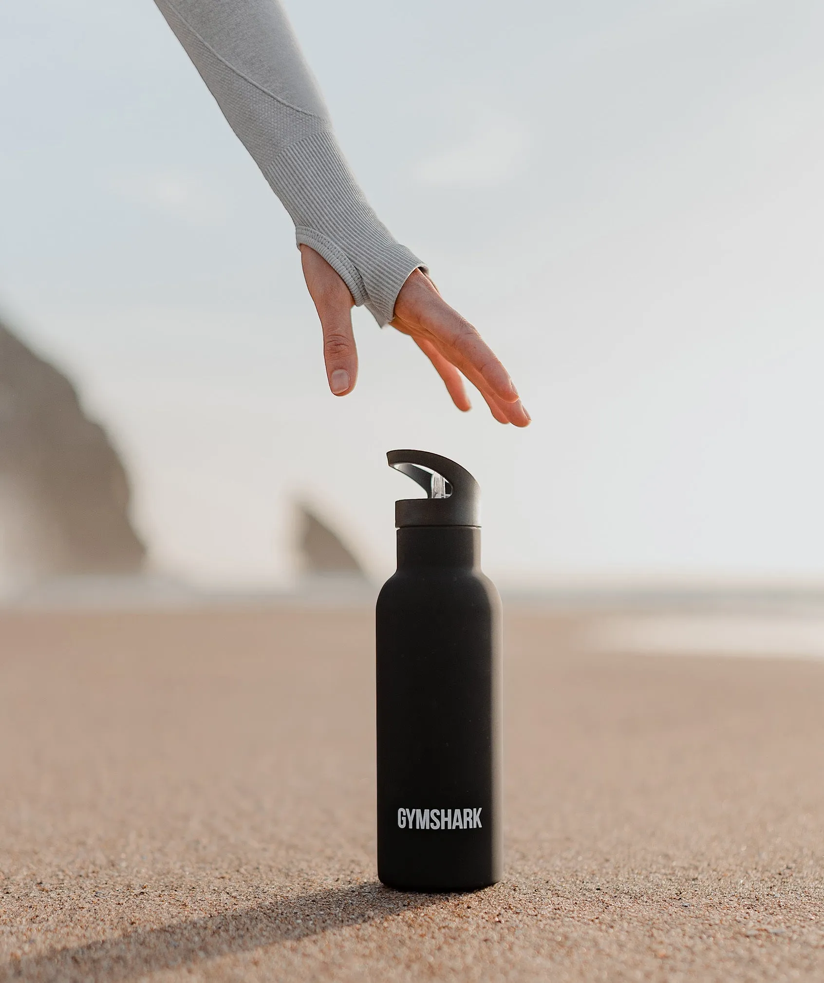 Gymshark Insulated Straw Flask - Black