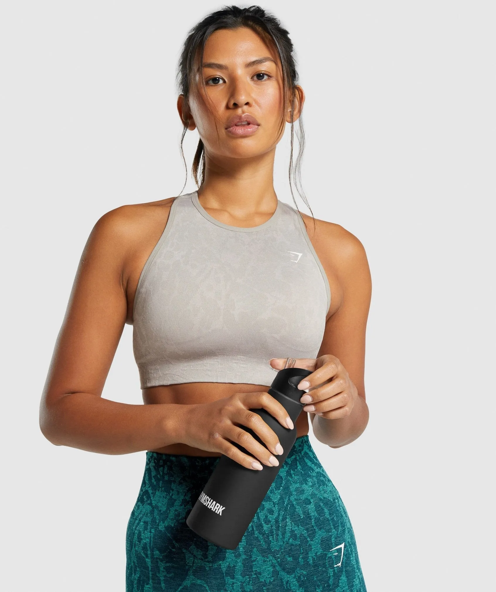 Gymshark Insulated Straw Flask - Black