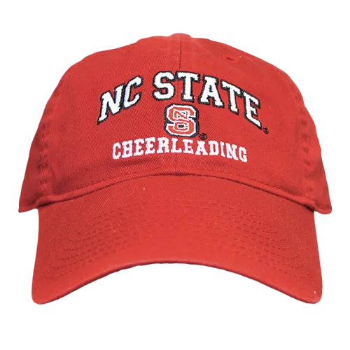 NC State Wolfpack Cheerleading Red Relaxed Fit Adjustable Hat
