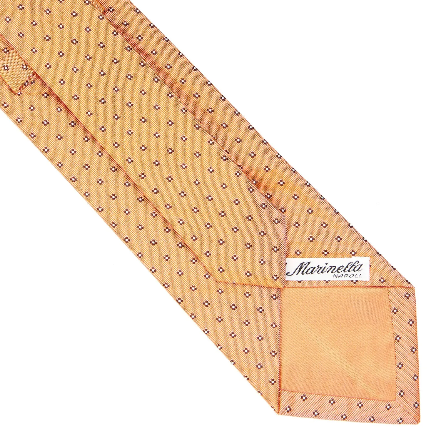 ORANGE SARTORIAL JACQUARD SILK TIE