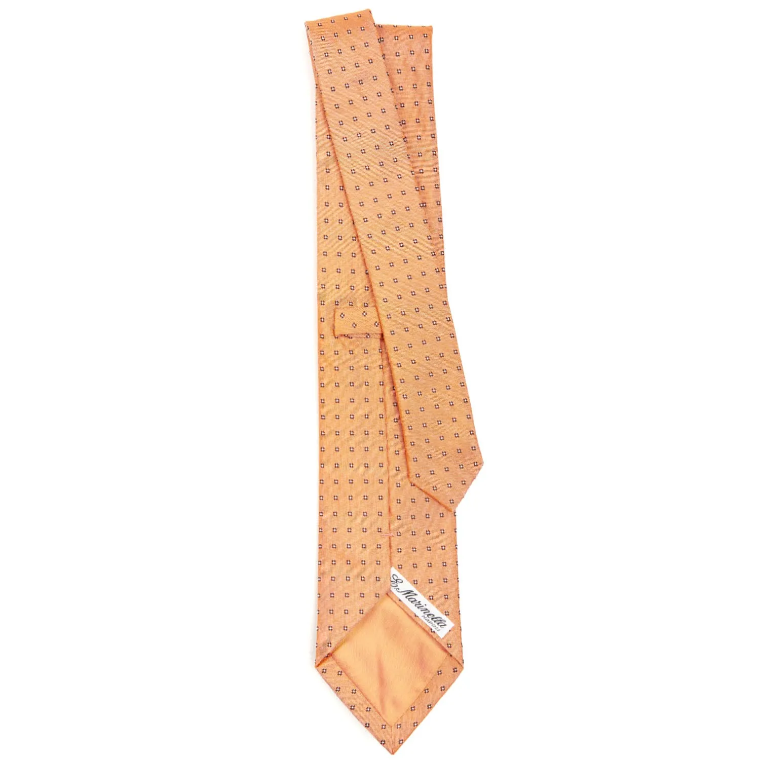 ORANGE SARTORIAL JACQUARD SILK TIE
