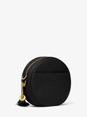Pebbled Leather Canteen Crossbody