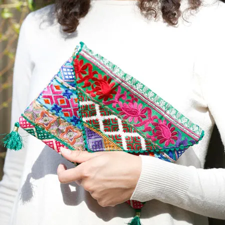 Phulkari Bohemian Clutch