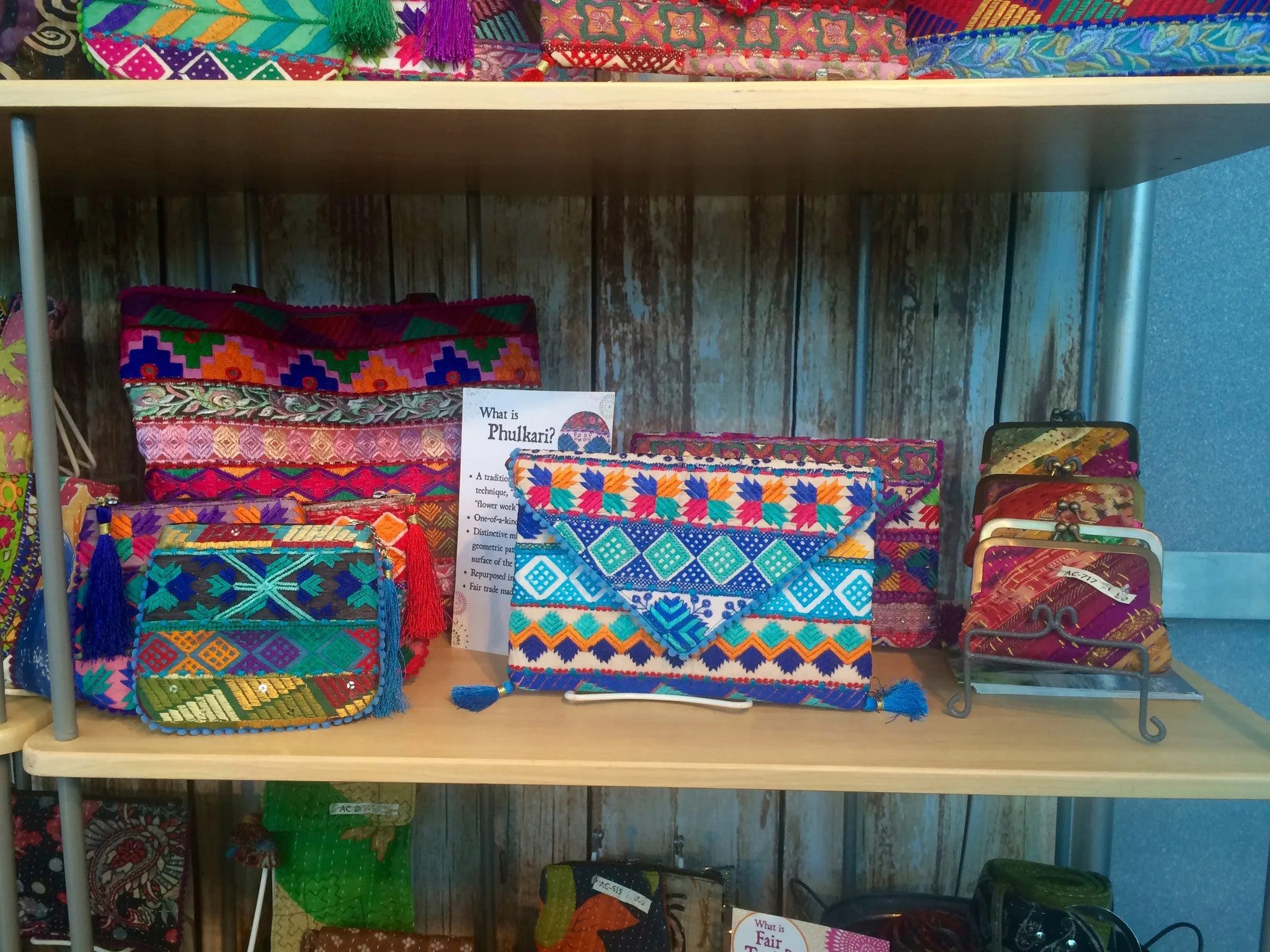 Phulkari Bohemian Clutch