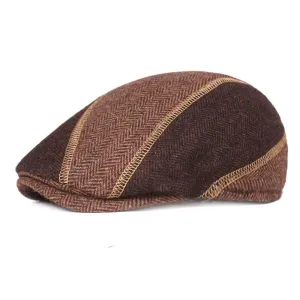 "Dalkey" Earmuffs Wool Flat Cap