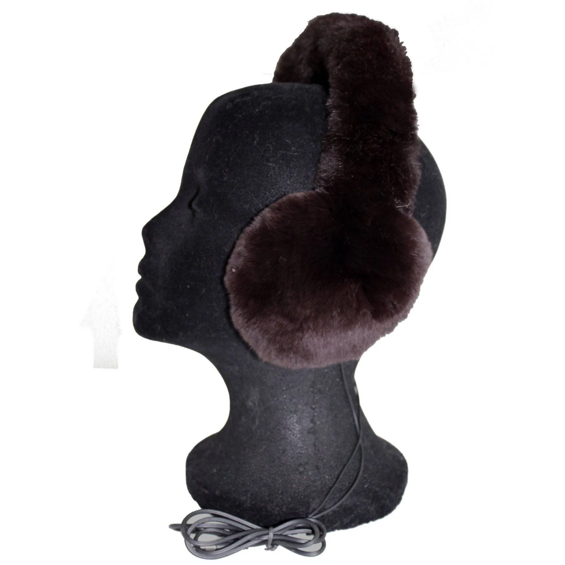 Rex Rabbit All Over Tech Earmuffs - Brown