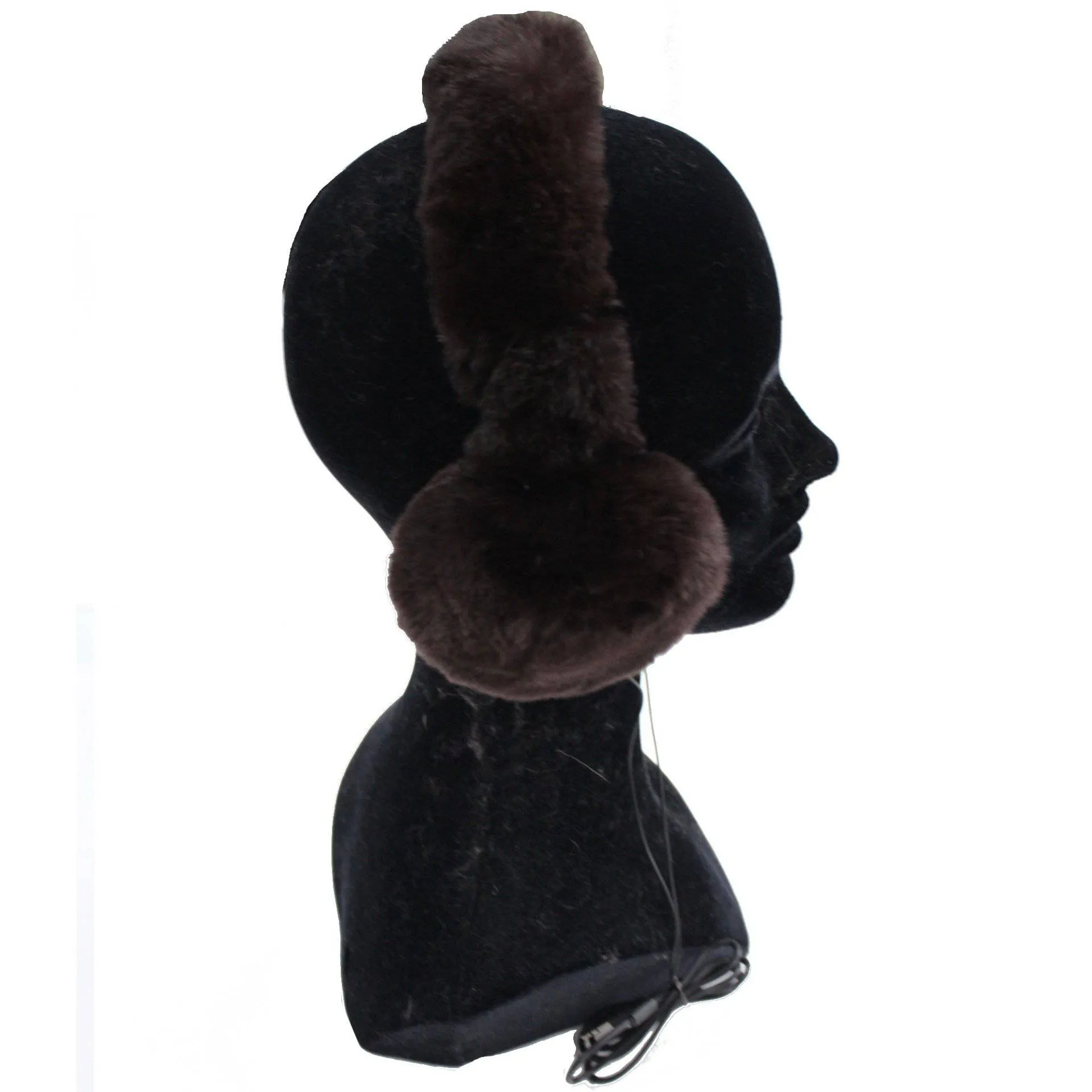 Rex Rabbit All Over Tech Earmuffs - Brown
