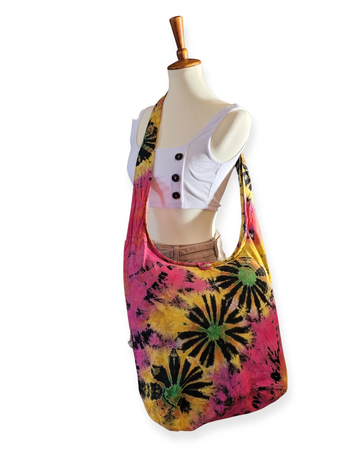 Tie Dye Bag Hobo Tote Cross body Sling Shoulder Bags Festival