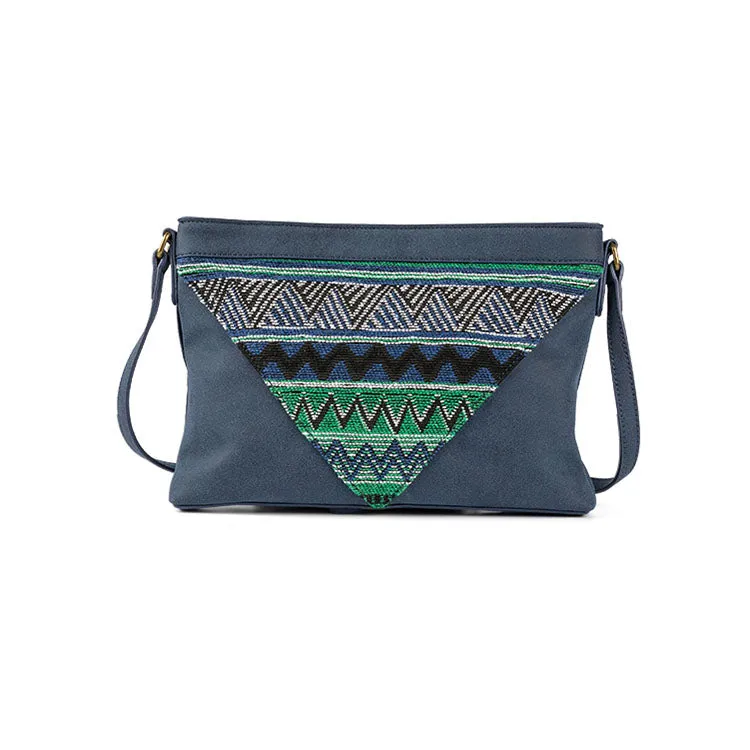 Western Womens PU Leather Fringe Crossbody Purse Boho Purses for Women