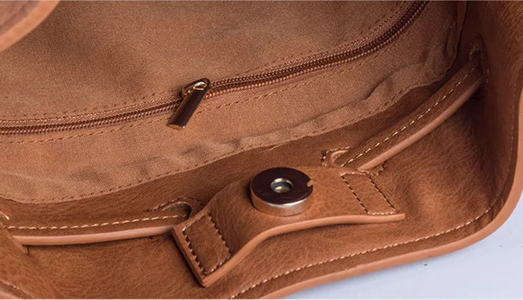 Womens Vegan Leather Crossbody Bucket Bag Boho Purses For Women