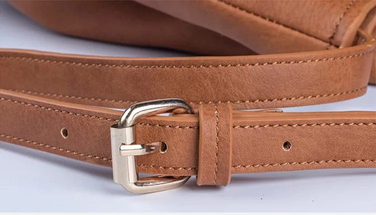 Womens Vegan Leather Crossbody Bucket Bag Boho Purses For Women