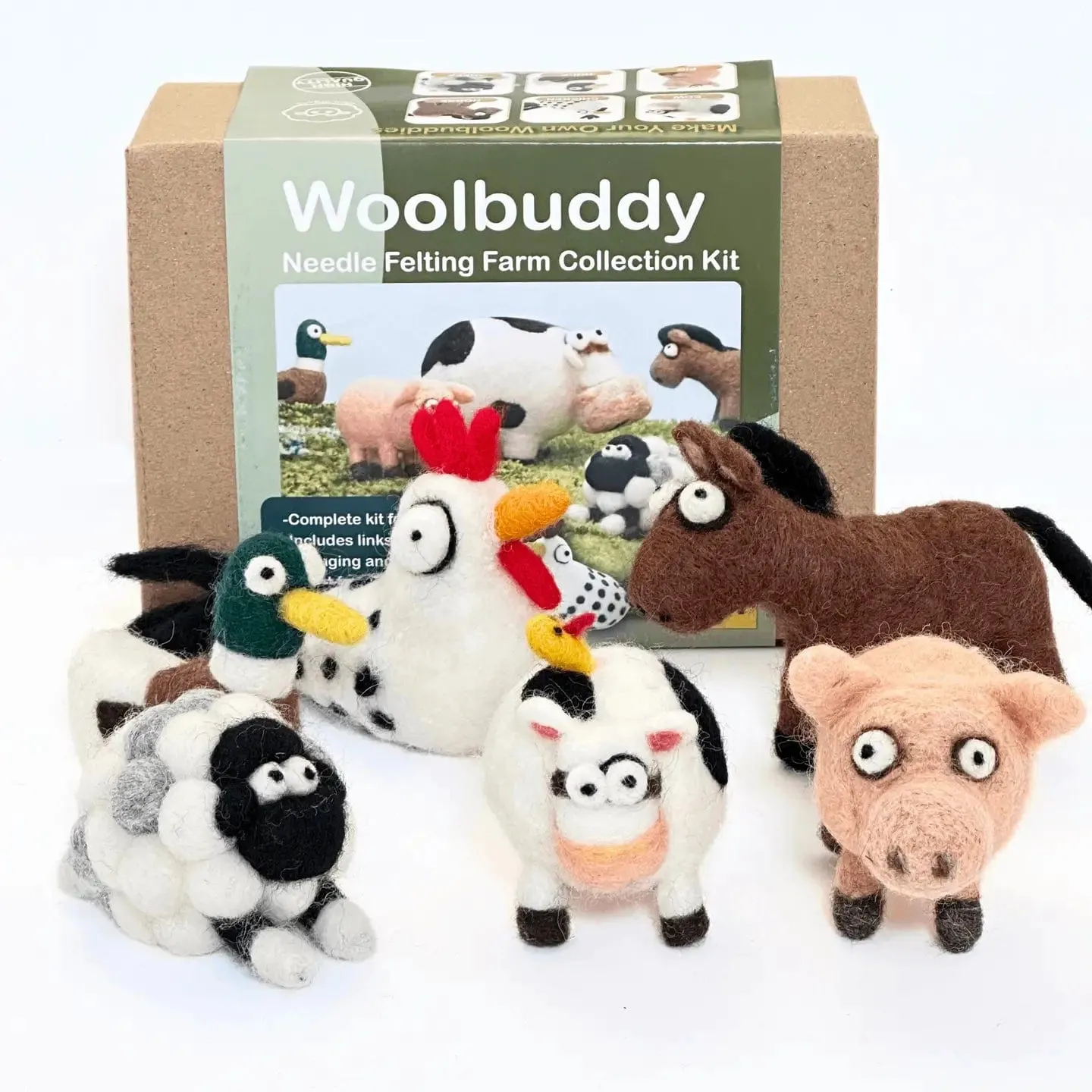 Woolbuddy Farm Adventure Needle Felting Kit