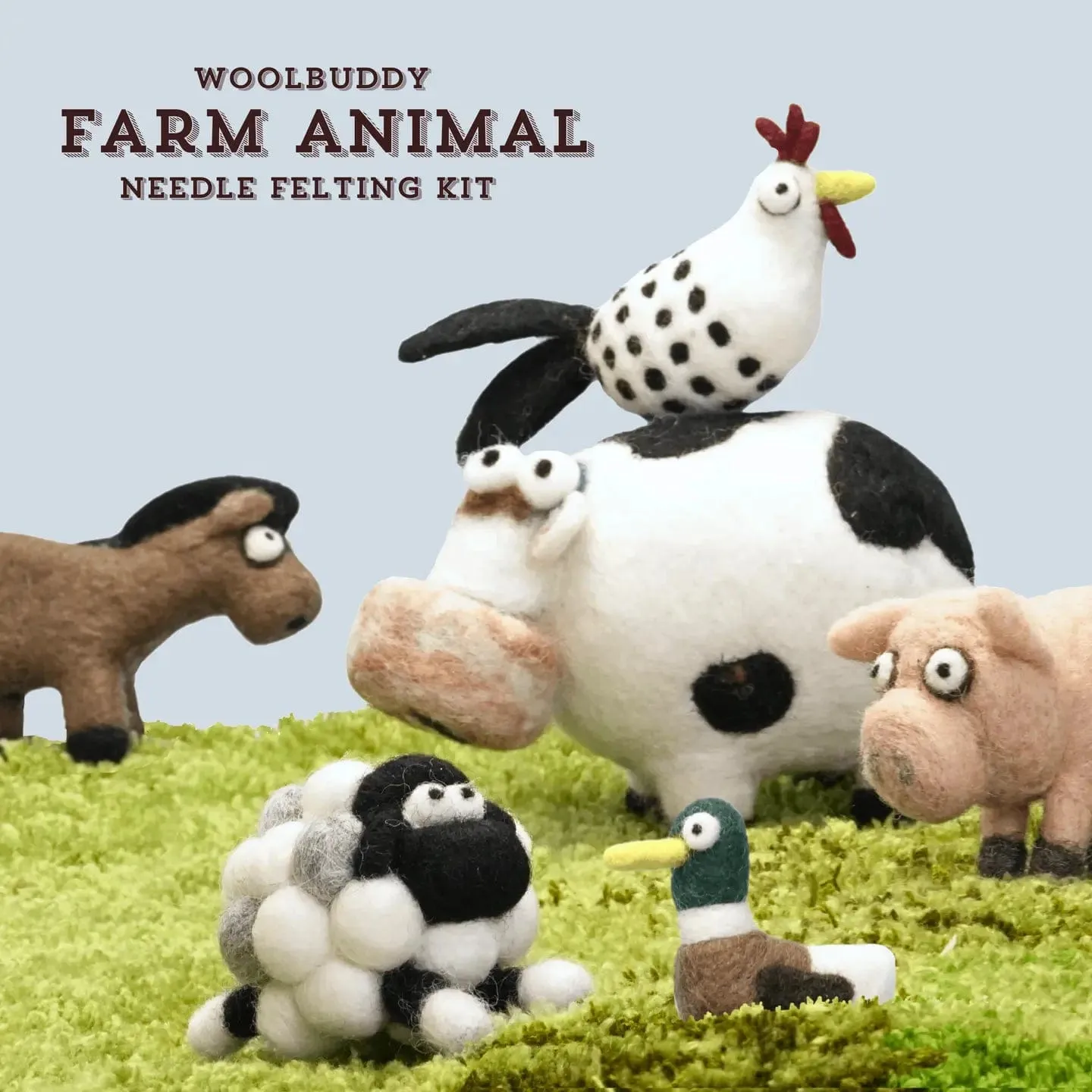 Woolbuddy Farm Adventure Needle Felting Kit