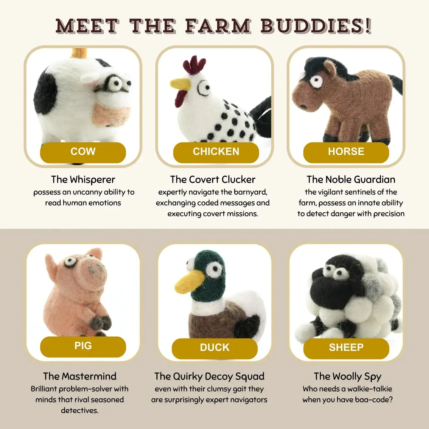 Woolbuddy Farm Adventure Needle Felting Kit